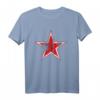Sowjetische russische Luftwaffe Vintage Retro T-Shirt mit rotem Stern - Militärisches Sammlerstück im Grunge Stil