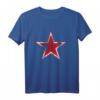Sowjetische russische Luftwaffe Vintage Retro T-Shirt mit rotem Stern - Militärisches Sammlerstück im Grunge Stil