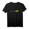 Heartbeat Meerschweinchen Nagerbesitzer Tierliebhaber T-Shirt – Perfektes Geschenk für Nagetierefans zu Weihnachten, Geburtstag, Vatertag & Muttertag
