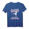 Zum Turnen Geboren - Kunstturnen, Gymnastik & Akrobatik T-Shirt für Mädchen und Frauen, Perfekt als Geschenk für turnende Töchter
