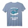 Offizielles Schlafshirt mit Hai-Motiv – Bequemes Bettshirt für Morgenmuffel, Schlafmützen & Hai-Fans, ideales Geschenk für Familie & Freunde