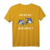 Cooles Diver Motiv 'Bin da, wer noch noch?' mit Cartoon Hai T-Shirt – Perfektes Geschenk für Taucher und Tauchlehrer