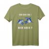 Cooles Diver Motiv 'Bin da, wer noch noch?' mit Cartoon Hai T-Shirt – Perfektes Geschenk für Taucher und Tauchlehrer