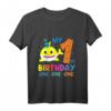 Kinder My 1st Birthday – Baby Party Hai Geschenk für Jungen – Niedliches T-Shirt für den ersten Geburtstag