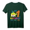 Kinder My 1st Birthday – Baby Party Hai Geschenk für Jungen – Niedliches T-Shirt für den ersten Geburtstag