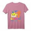 Kinder My 1st Birthday – Baby Party Hai Geschenk für Jungen – Niedliches T-Shirt für den ersten Geburtstag