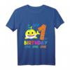 Kinder My 1st Birthday – Baby Party Hai Geschenk für Jungen – Niedliches T-Shirt für den ersten Geburtstag