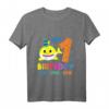 Kinder My 1st Birthday – Baby Party Hai Geschenk für Jungen – Niedliches T-Shirt für den ersten Geburtstag