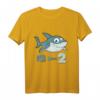 Kinder Ich bin 2 - Hai Geburtstagsshirt zum 2. Geburtstag, Süßes Kindergeburtstags T-Shirt für Jungen und Mädchen