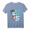 Kinder Hai! Ich bin 5 Hai Piratenkostüm - Lustiges Piraten- und Hai-Shirt für den 5. Geburtstag, ideal als Geschenk & Partyoutfit für Jungen