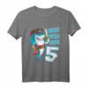 Kinder Hai! Ich bin 5 Hai Piratenkostüm - Lustiges Piraten- und Hai-Shirt für den 5. Geburtstag, ideal als Geschenk & Partyoutfit für Jungen