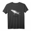 Weißer Hai - Carcharodon Carcharias Illustration T-Shirt für Meerestierfans und Hai-Enthusiasten