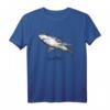 Weißer Hai - Carcharodon Carcharias Illustration T-Shirt für Meerestierfans und Hai-Enthusiasten
