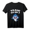 Kinder Geburtstag T-Shirt 3 Jahre alt mit Hai Shark Design - Lustiges Geschenk für Jungen und Mädchen zum 3. Geburtstag