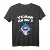 Kinder Geburtstag T-Shirt 3 Jahre alt mit Hai Shark Design - Lustiges Geschenk für Jungen und Mädchen zum 3. Geburtstag