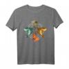 Hammerhai Ozean Tier Geschenk Raubtier - Buntes Hai T-Shirt für Meerestier-Fans, Tierschützer & Tierliebhaber zum Geburtstag & Weihnachten