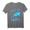 Nur ein Mädchen, das Haie liebt - Niedliches Hai-Liebhaber T-Shirt für Frauen und Mädchen, perfekte Geschenkidee für Meerestier-Fans