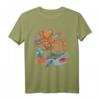 Kraken Oktopus Qualle Seepferdchen Hai Kinder T-Shirt – Perfektes Tiermotiv Geschenk für Tierliebhaber, Taucher & Meeresfans zu Weihnachten & Geburtstag