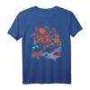 Kraken Oktopus Qualle Seepferdchen Hai Kinder T-Shirt – Perfektes Tiermotiv Geschenk für Tierliebhaber, Taucher & Meeresfans zu Weihnachten & Geburtstag