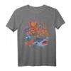 Kraken Oktopus Qualle Seepferdchen Hai Kinder T-Shirt – Perfektes Tiermotiv Geschenk für Tierliebhaber, Taucher & Meeresfans zu Weihnachten & Geburtstag