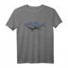 Shark Meer Wellen Hai Hand Gezeichnet Tier T-Shirt – Klassischer Ozean-Look für Meeres- und Hai-Fans