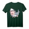Süßes Schwein Shirt für Frauen, Kinder & Männer – Tiermotive mit Schwein & Hai, Perfektes Geschenk für Schweine Fans