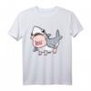 Süßes Schwein Shirt für Frauen, Kinder & Männer – Tiermotive mit Schwein & Hai, Perfektes Geschenk für Schweine Fans