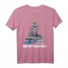 Merry Sharkmas Lustiges Hai Weihnachtsbaum T-Shirt – Perfekt für Weihnachten, Geschenke für Tierliebhaber, Surfer & Meeresfans