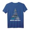 Merry Sharkmas Lustiges Hai Weihnachtsbaum T-Shirt – Perfekt für Weihnachten, Geschenke für Tierliebhaber, Surfer & Meeresfans