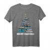 Merry Sharkmas Lustiges Hai Weihnachtsbaum T-Shirt – Perfekt für Weihnachten, Geschenke für Tierliebhaber, Surfer & Meeresfans