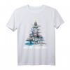 Merry Sharkmas Lustiges Hai Weihnachtsbaum T-Shirt – Perfekt für Weihnachten, Geschenke für Tierliebhaber, Surfer & Meeresfans