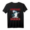 Hai T-Shirt - Lustiges Geschenk für Meerestier Fans & Hai Liebhaber mit Spruch 'Spoiler-Alarm Ich liebe Haie'