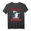 Hai T-Shirt - Lustiges Geschenk für Meerestier Fans & Hai Liebhaber mit Spruch 'Spoiler-Alarm Ich liebe Haie'
