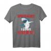 Hai T-Shirt - Lustiges Geschenk für Meerestier Fans & Hai Liebhaber mit Spruch 'Spoiler-Alarm Ich liebe Haie'