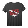 Divemaster Taucherflaggen Design mit Hai T-Shirt – Das coole Taucher Geschenk für Tauchschüler, Tauchlehrer & Buddy