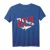 Divemaster Taucherflaggen Design mit Hai T-Shirt – Das coole Taucher Geschenk für Tauchschüler, Tauchlehrer & Buddy