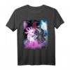 Niedliches Axolotl Yin Yang Plüschtier schwimmend im Weltraum - Trendiges Kinder T-Shirt für Geburtstage, Weihnachten & Axolotl-Liebhaber