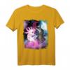 Niedliches Axolotl Yin Yang Plüschtier schwimmend im Weltraum - Trendiges Kinder T-Shirt für Geburtstage, Weihnachten & Axolotl-Liebhaber