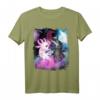 Niedliches Axolotl Yin Yang Plüschtier schwimmend im Weltraum - Trendiges Kinder T-Shirt für Geburtstage, Weihnachten & Axolotl-Liebhaber