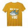 Lustiges Hai T-Shirt mit Spruch 'Nice To Eat You' – Perfektes Geschenk für Surfer, Taucher und Meeresliebhaber zum Geburtstag