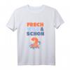 Kinder Frech Wild und schon 2 Jahre Hai T-Shirt – Originelles Geburtstagsgeschenk für Mädchen und Jungen zum 2. Geburtstag