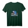 Damen Santa Cruz California Vintage Retro Hai mit Surfboard T-Shirt - Surfer-Design im 80er-Stil, Perfekt als Strand- und Geschenkartikel