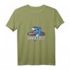 Damen Santa Cruz California Vintage Retro Hai mit Surfboard T-Shirt - Surfer-Design im 80er-Stil, Perfekt als Strand- und Geschenkartikel