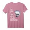 Haifisch Outfit Damen & Mädchen - Lustiges Hai T-Shirt mit Spruch für Tierliebhaber, Geburtstags- und Weihnachtsgeschenk