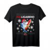 Hailigabend - Lustiges Weihnachtsmann Hai T-Shirt für Fischer und Meerliebhaber, ideales Weihnachtsgeschenk für Kinder und Erwachsene