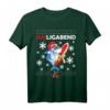 Hailigabend - Lustiges Weihnachtsmann Hai T-Shirt für Fischer und Meerliebhaber, ideales Weihnachtsgeschenk für Kinder und Erwachsene