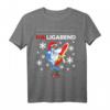 Hailigabend - Lustiges Weihnachtsmann Hai T-Shirt für Fischer und Meerliebhaber, ideales Weihnachtsgeschenk für Kinder und Erwachsene