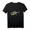 Gruseliger Hai T-Shirt - Klassisch geschnitten mit doppelt genähtem Saum, perfekt für Meeres- und Tierliebhaber