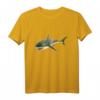 Gruseliger Hai T-Shirt - Klassisch geschnitten mit doppelt genähtem Saum, perfekt für Meeres- und Tierliebhaber