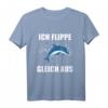 Delfin Damen & Kinder T-Shirt - Meer, Fisch & Delphin Motiv, Perfekt als Geschenk für Delfin- und Meeresbewohner-Fans